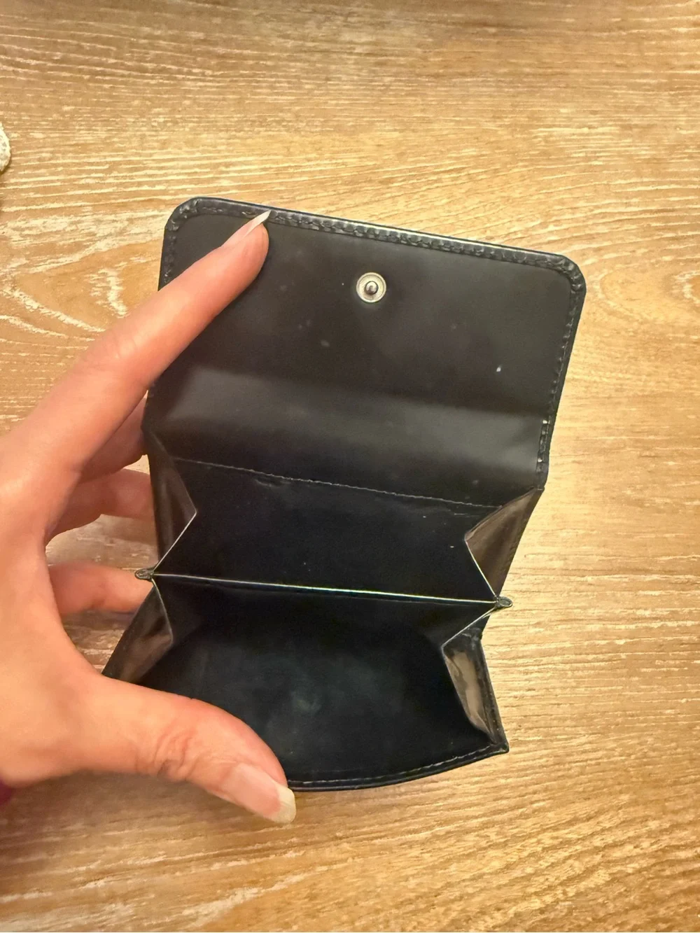 Gucci Black Leather Horsebit Card & Key Holder